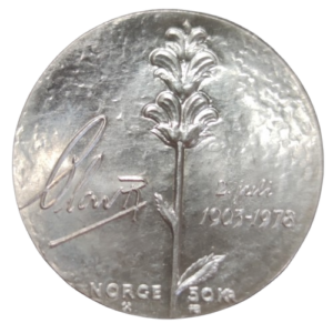 50 kroner 1978 norvège olaf V