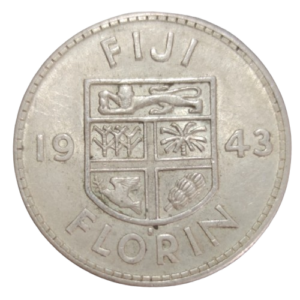 florin 1943s fiji georges VI