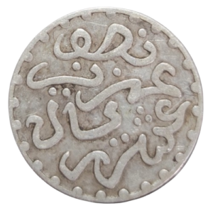 1/2 dirham 1903 1321 protectorat maroc