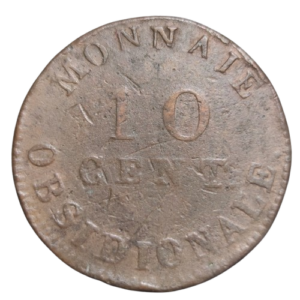 10 cent 1814 anvers wolschot obsidionale